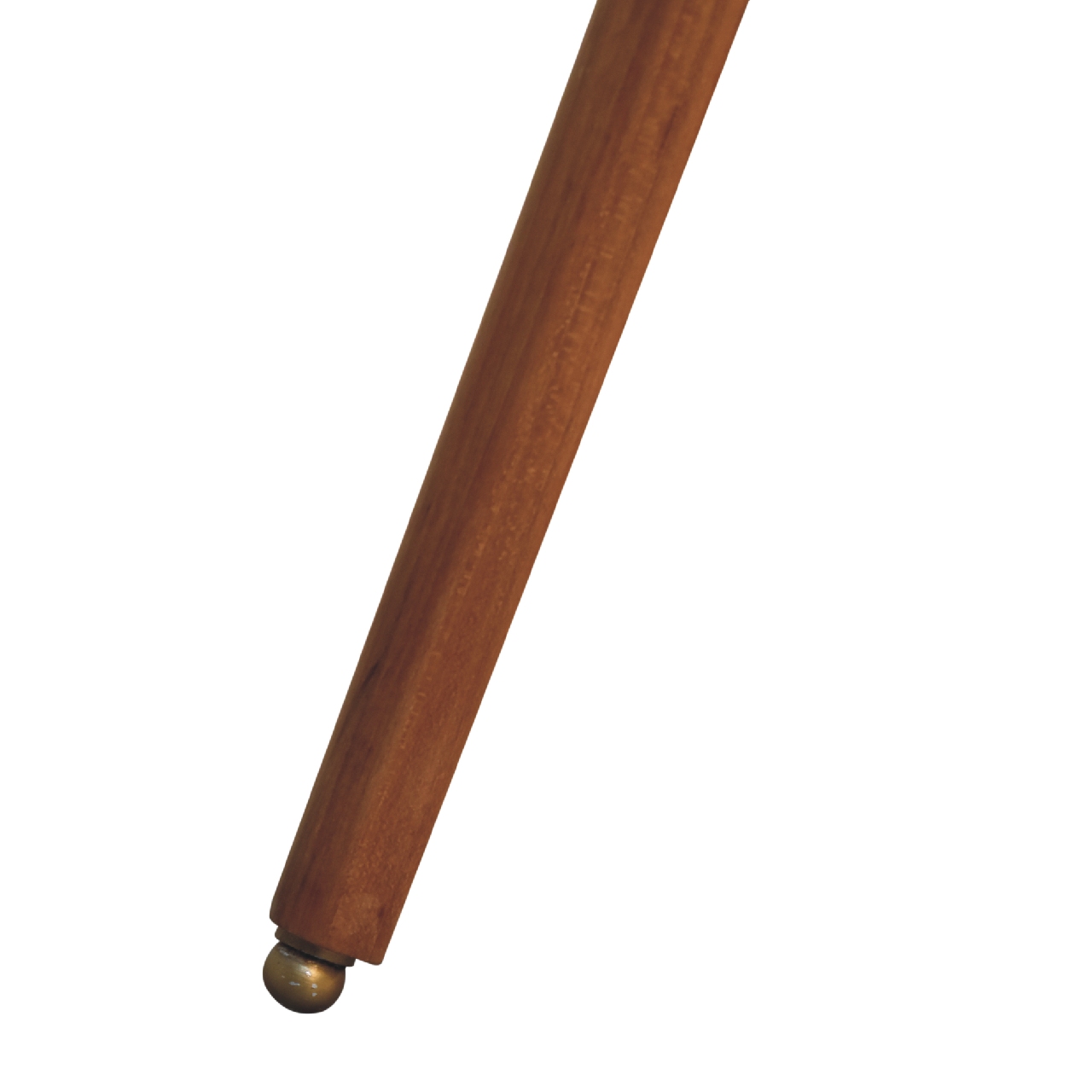 Fixed Brass Plated Tripod Floor Lamp - Image 4