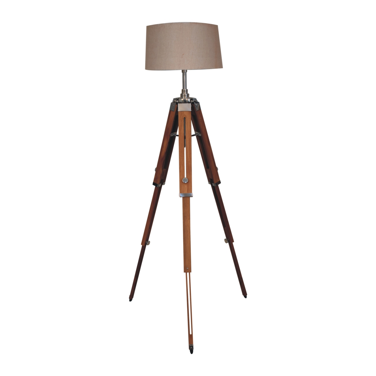 Wooden Tripod Floor Lamp - Image 3