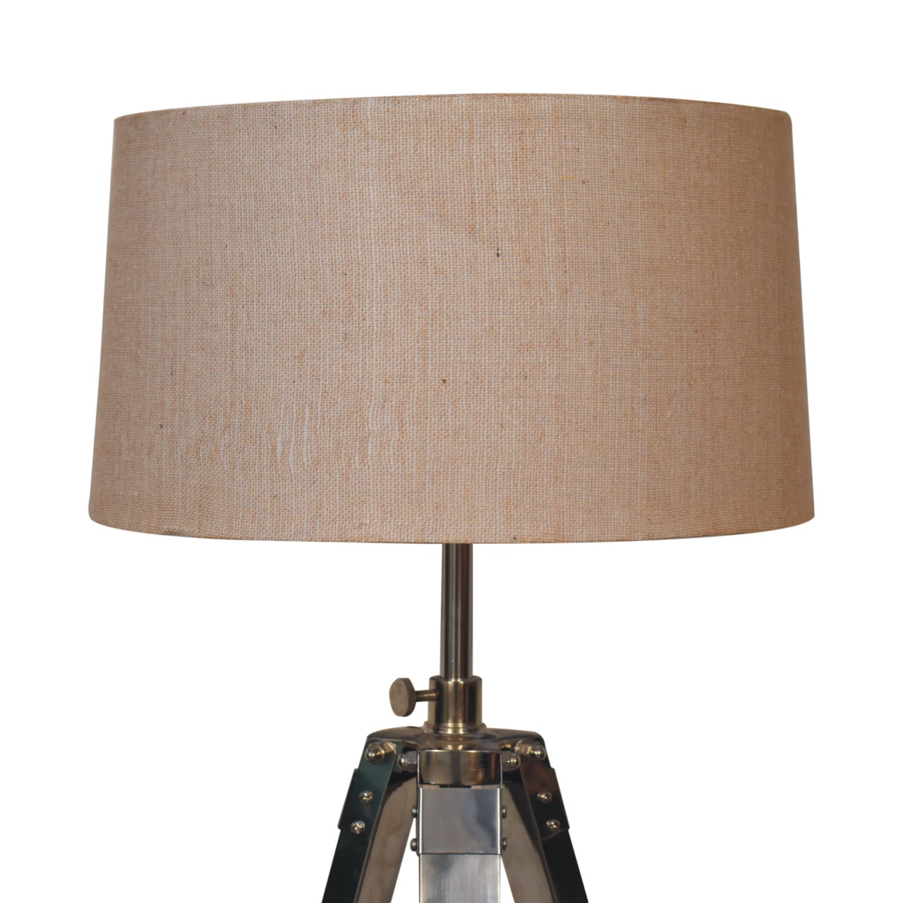 Chrome Tripod Floor Lamp - Image 2