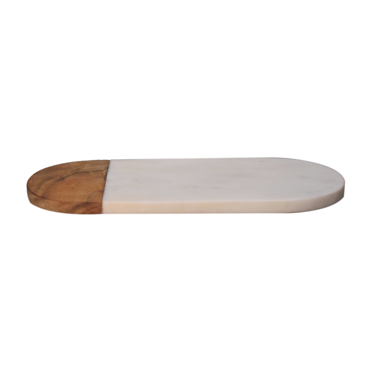 White Marble and Wood Chopping Board - Image 5