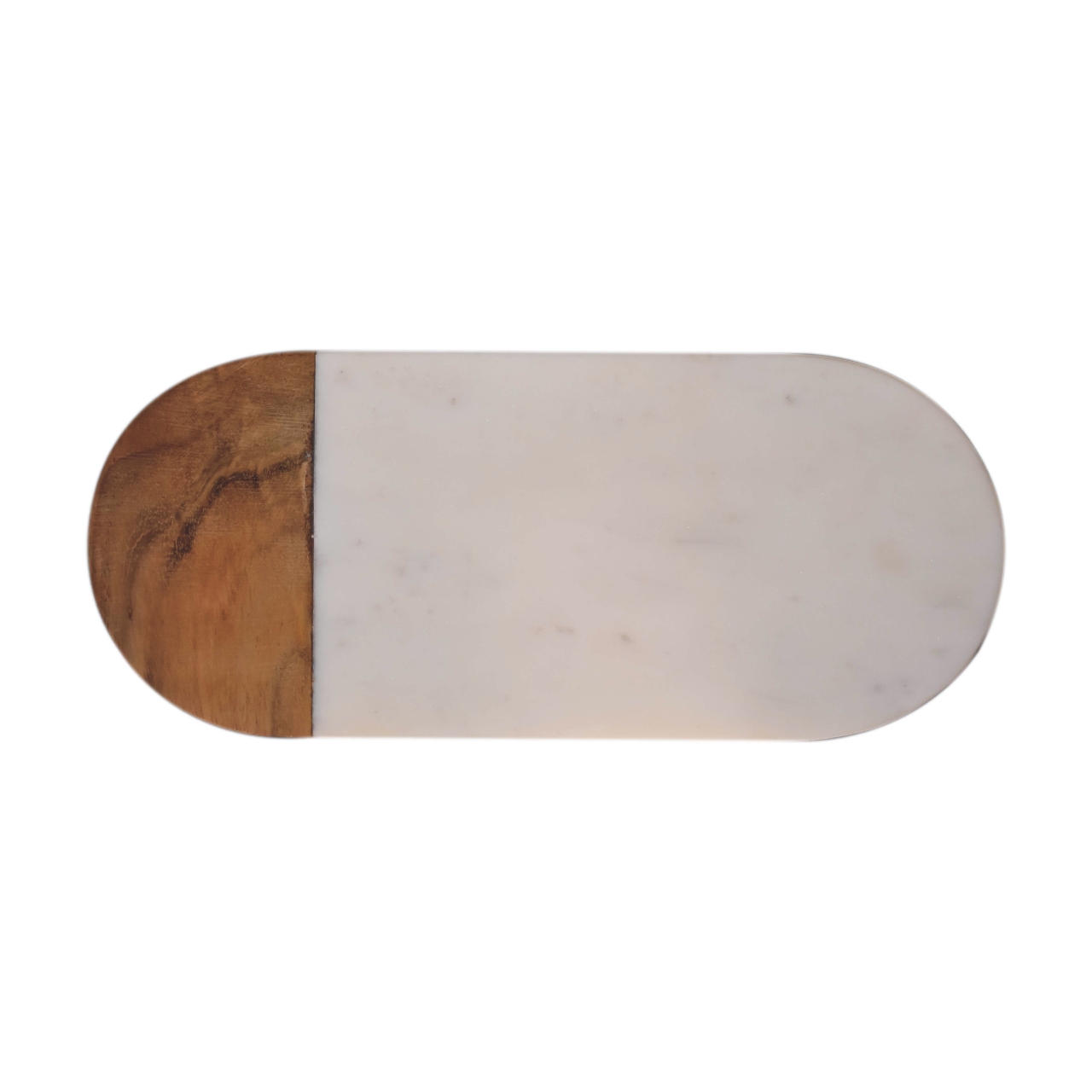 White Marble and Wood Chopping Board - Image 7