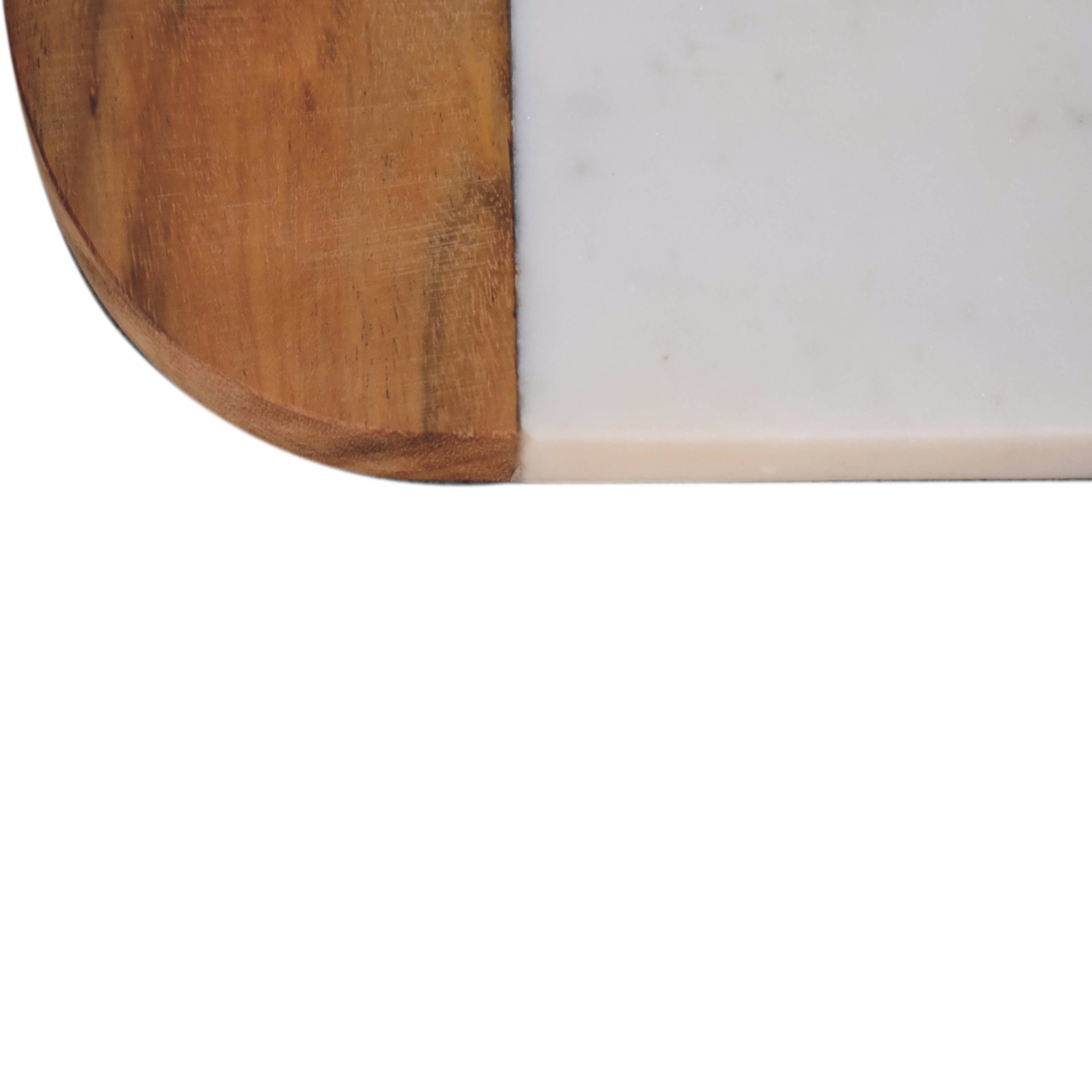 White Marble and Wood Chopping Board - Image 8
