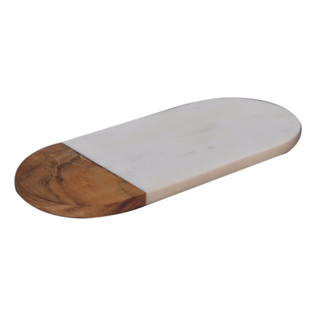 White Marble and Wood Chopping Board - Image 9