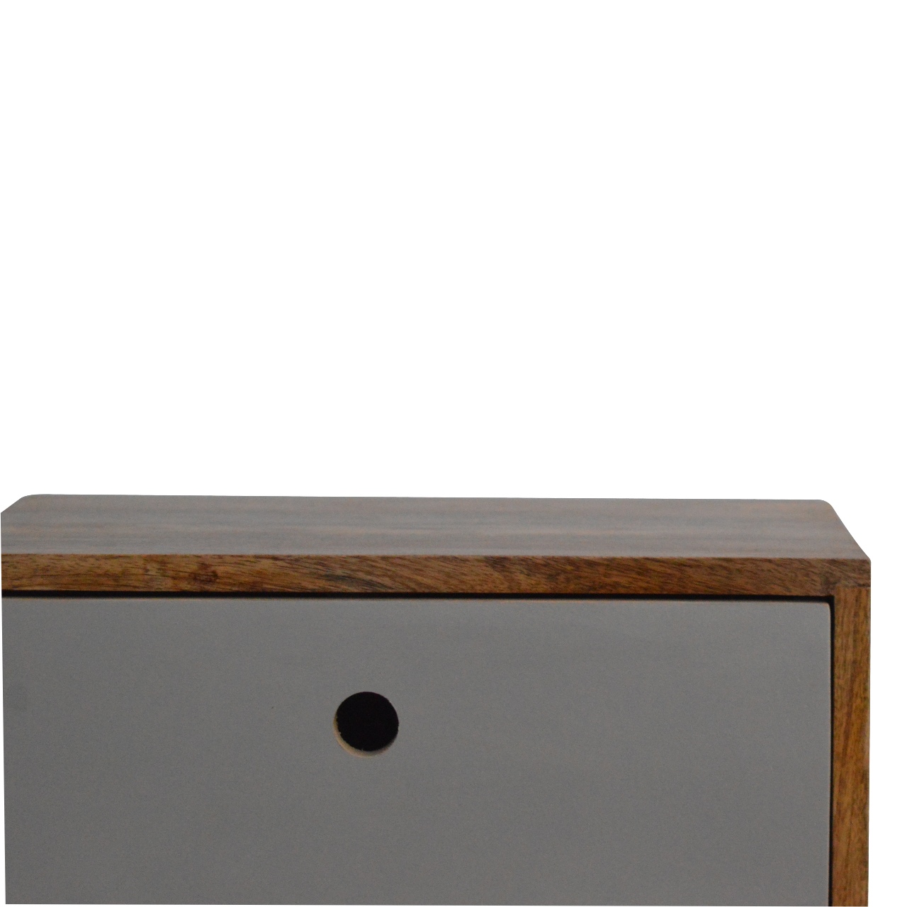 Two Tone Hand Painted Bedside - Image 4