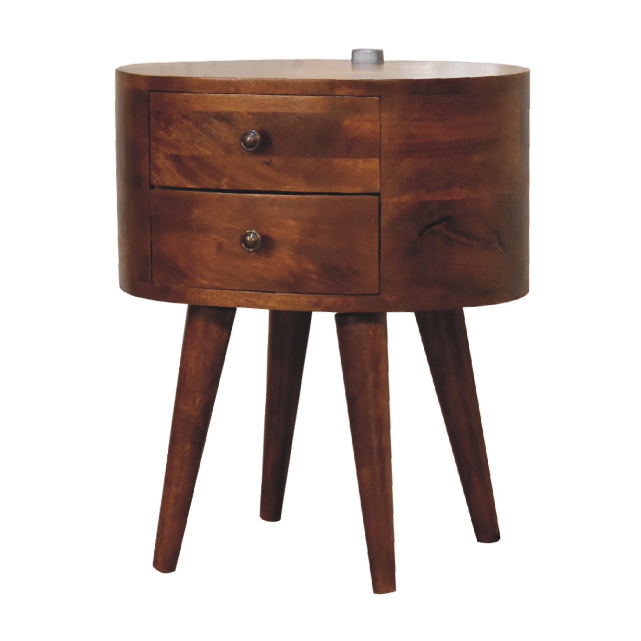 Chestnut Bedside with Reading Light - Image 2
