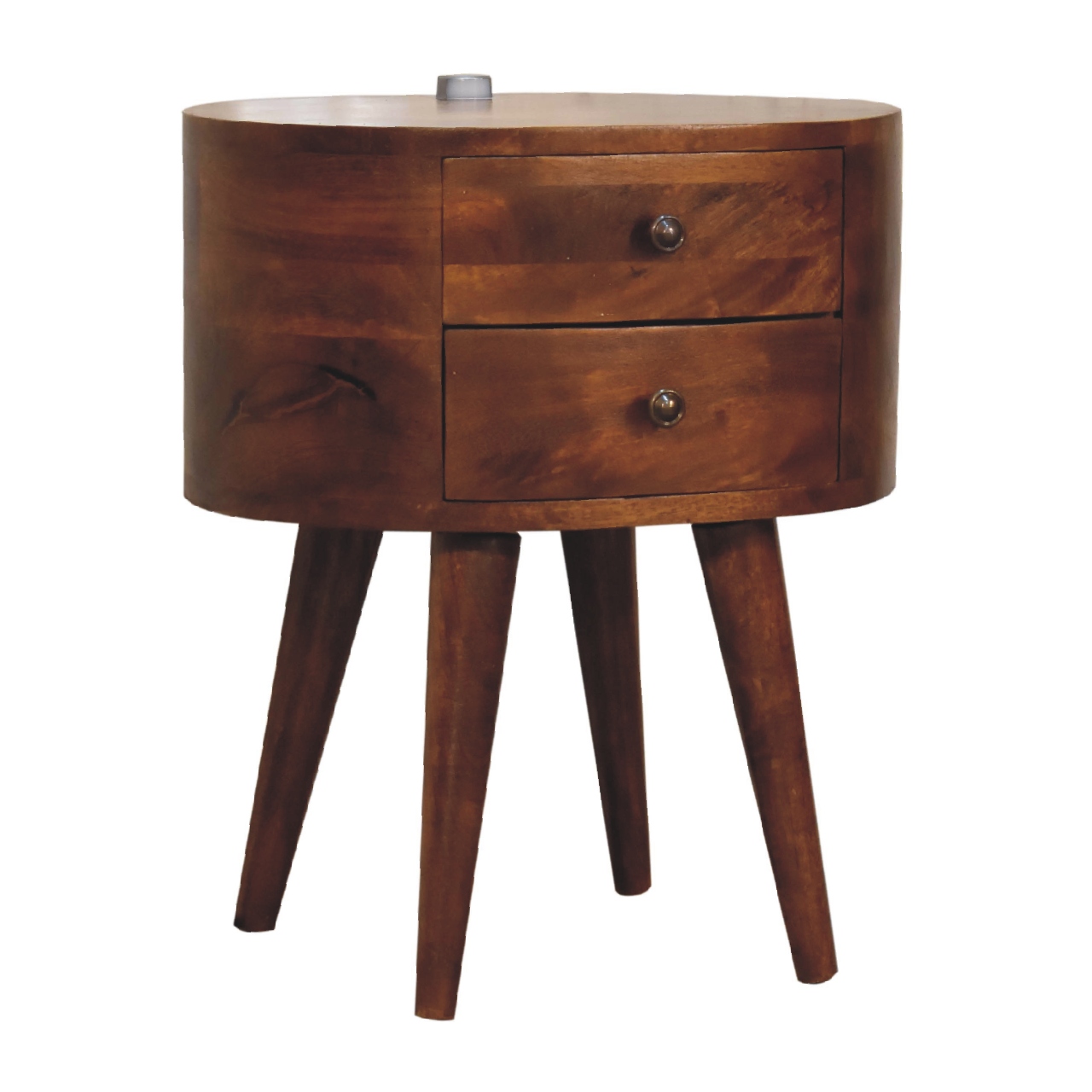 Chestnut Bedside with Reading Light - Image 3