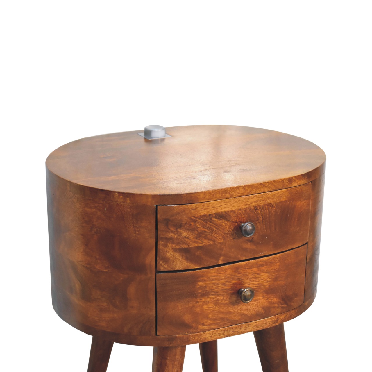 Chestnut Bedside with Reading Light - Image 4