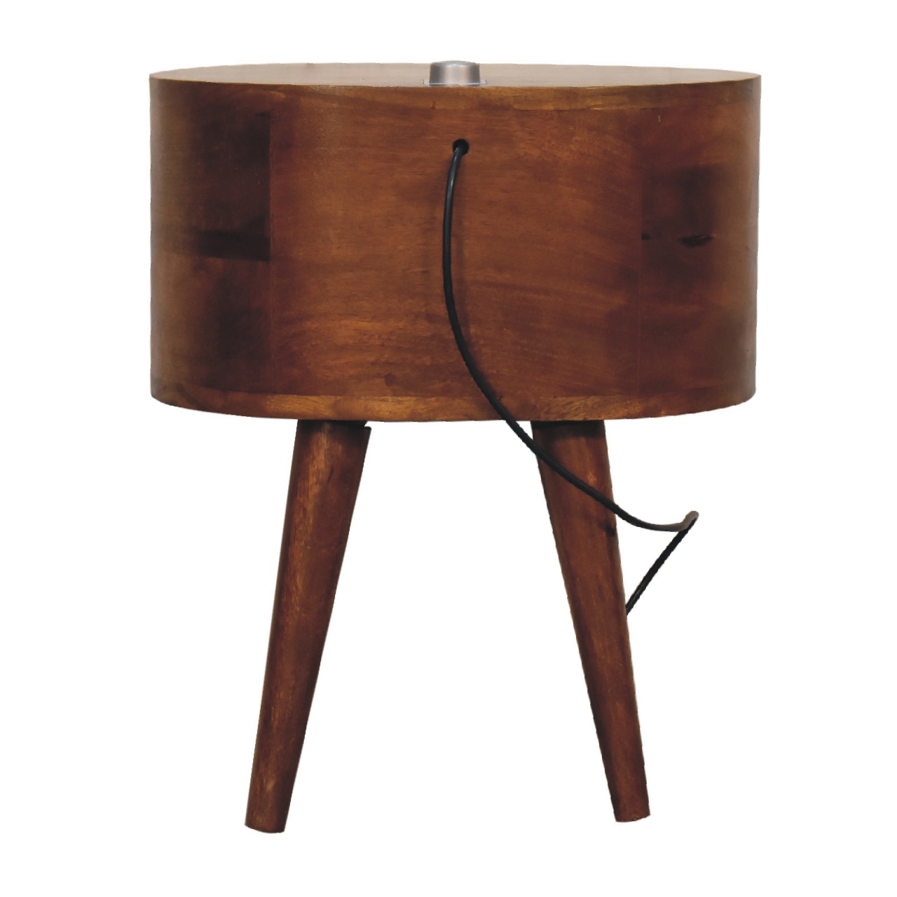 Chestnut Bedside with Reading Light - Image 8