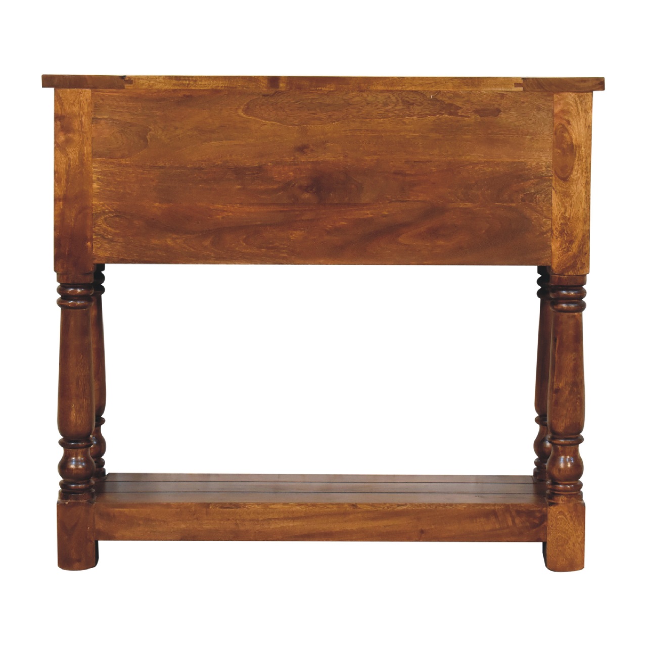 Chestnut 4 Drawer Console Table - Image 8
