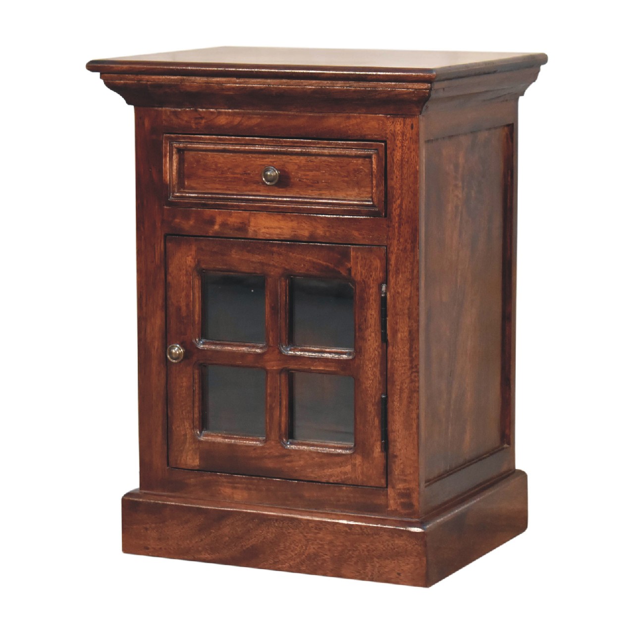 Cherry Bedside with Glazed Door - Image 2