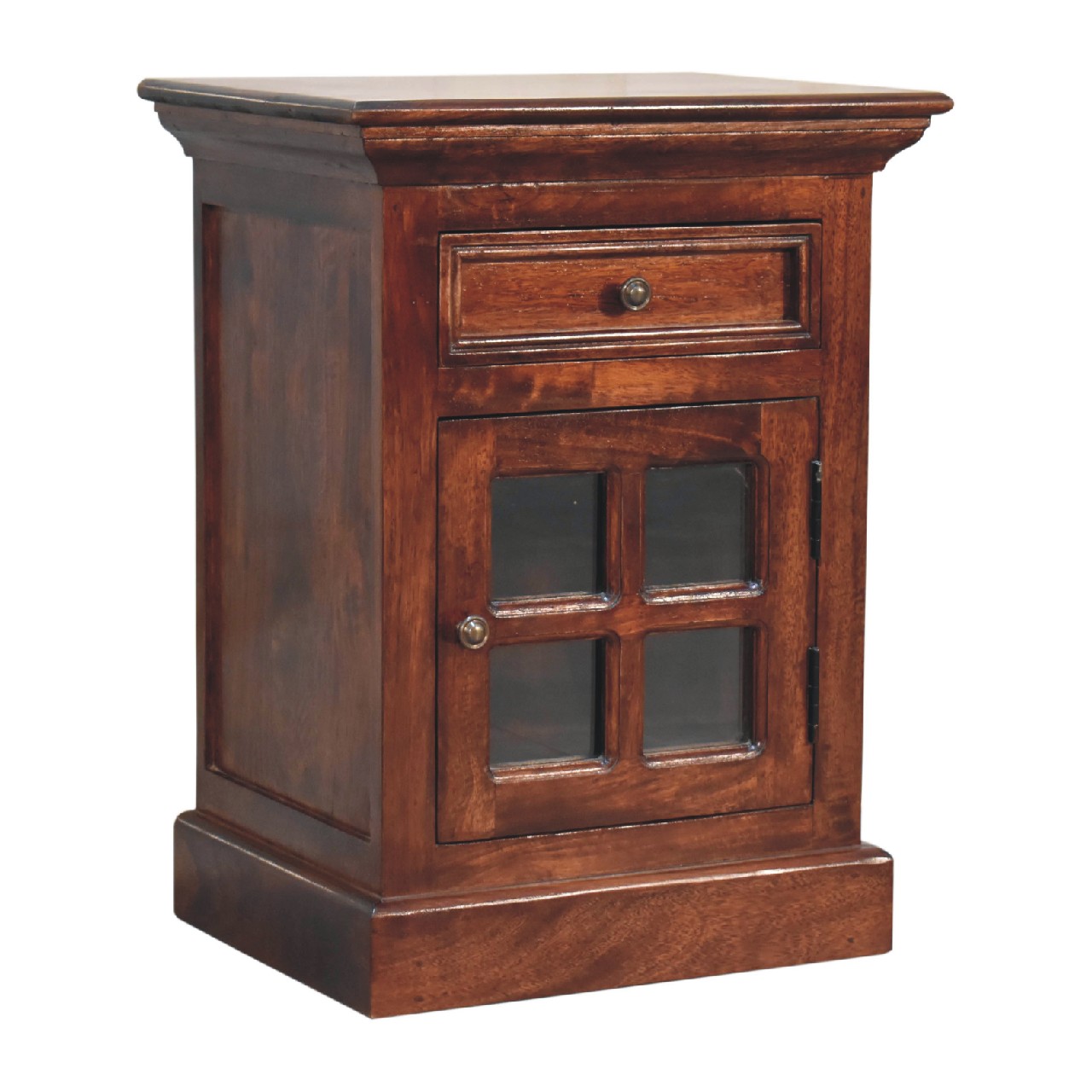 Cherry Bedside with Glazed Door - Image 3