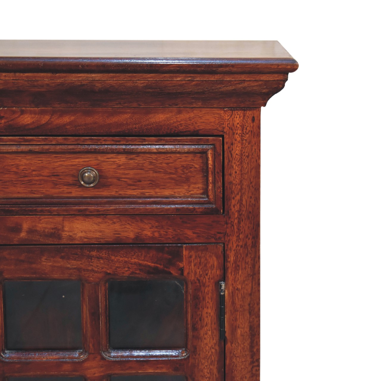 Cherry Bedside with Glazed Door - Image 4