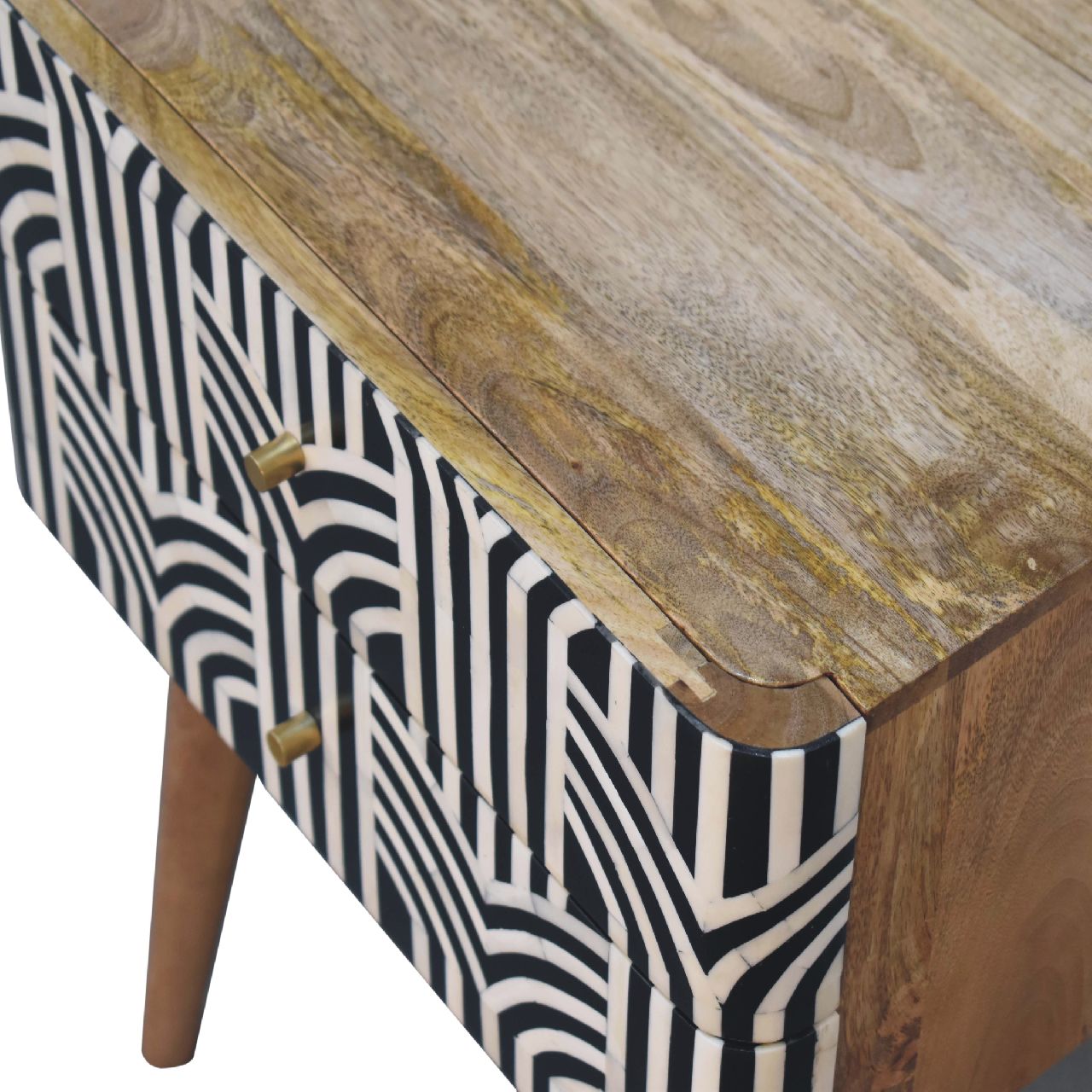 Edessa Bone Inlay Bedside - Image 5