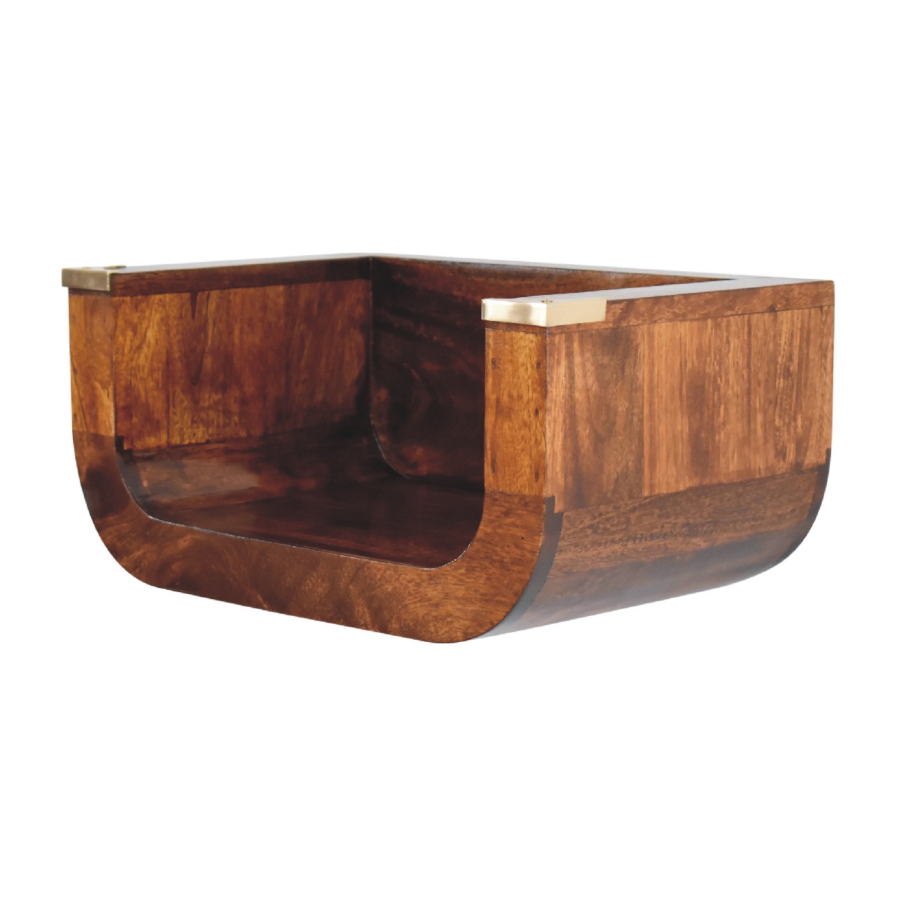 Indira Chestnut Floating Bedside - Image 2