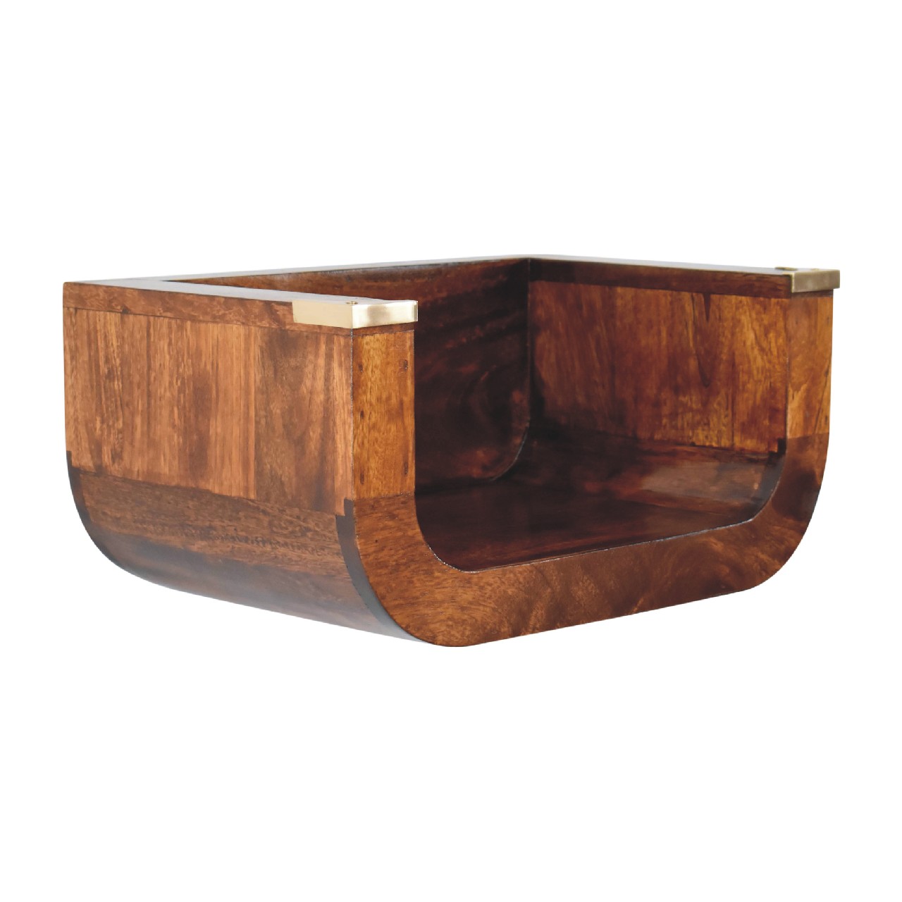 Indira Chestnut Floating Bedside - Image 3