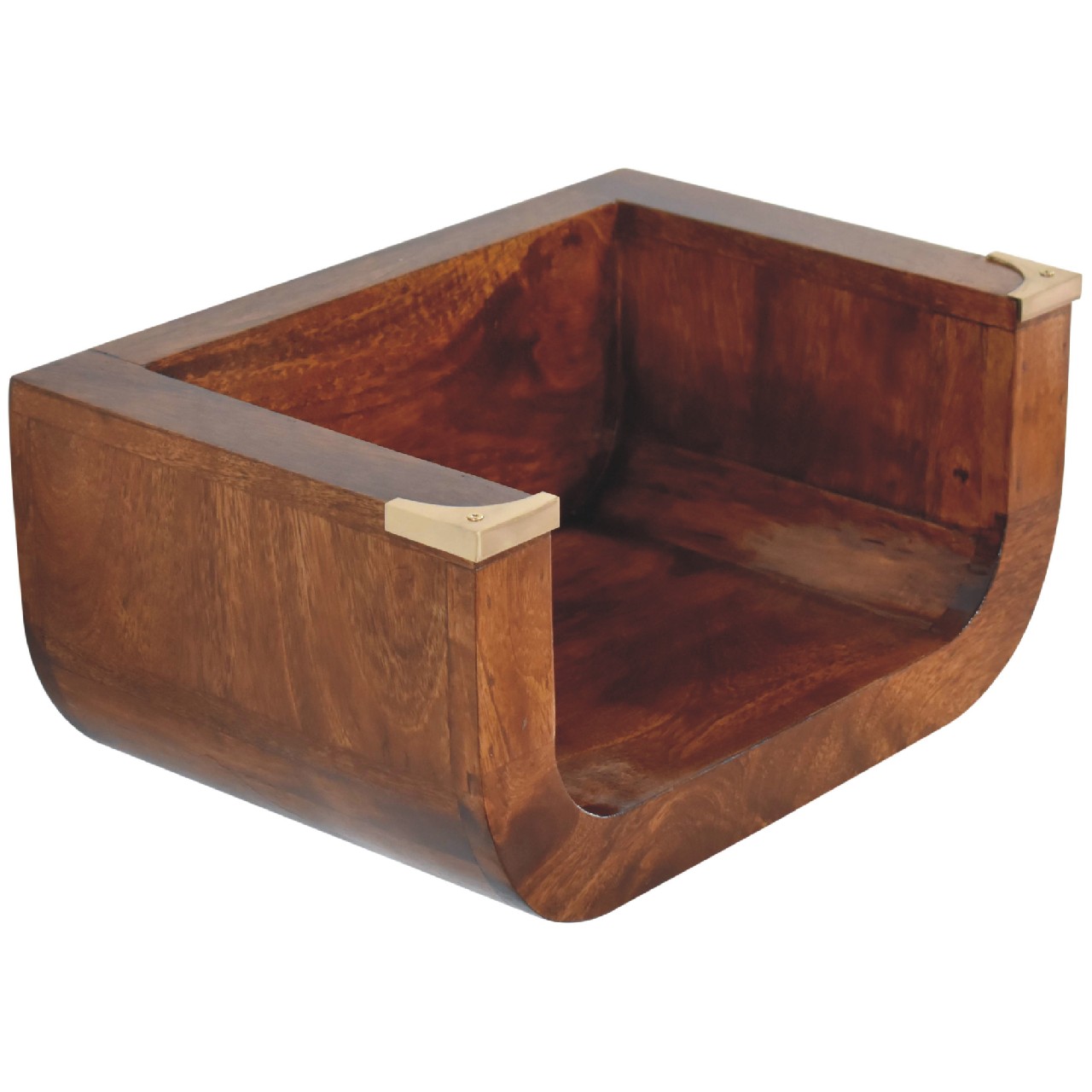 Indira Chestnut Floating Bedside - Image 4