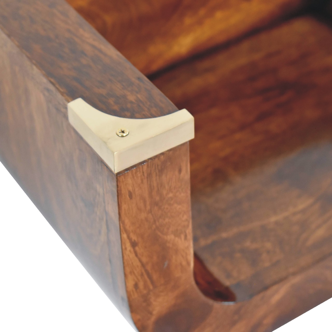 Indira Chestnut Floating Bedside - Image 6