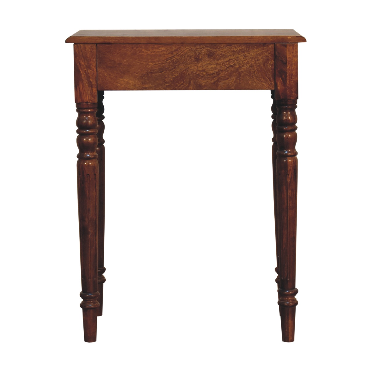Chestnut Turned Leg Writing Desk - Image 9