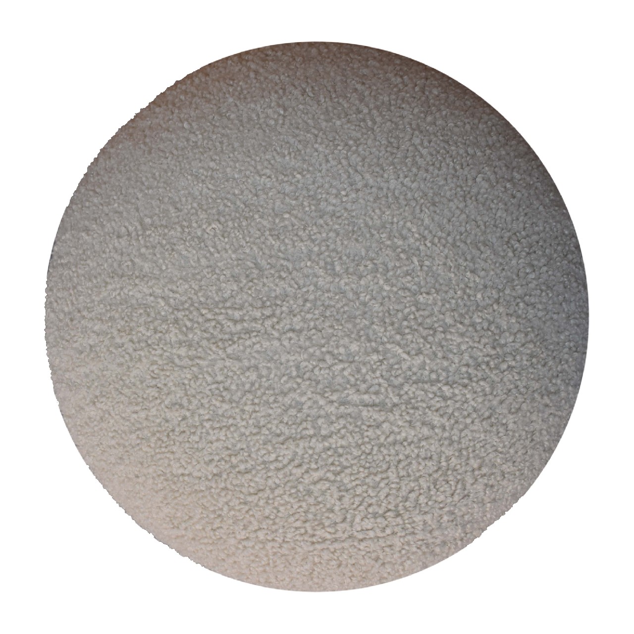 Cream Boucle Mushroom Footstool - Image 5