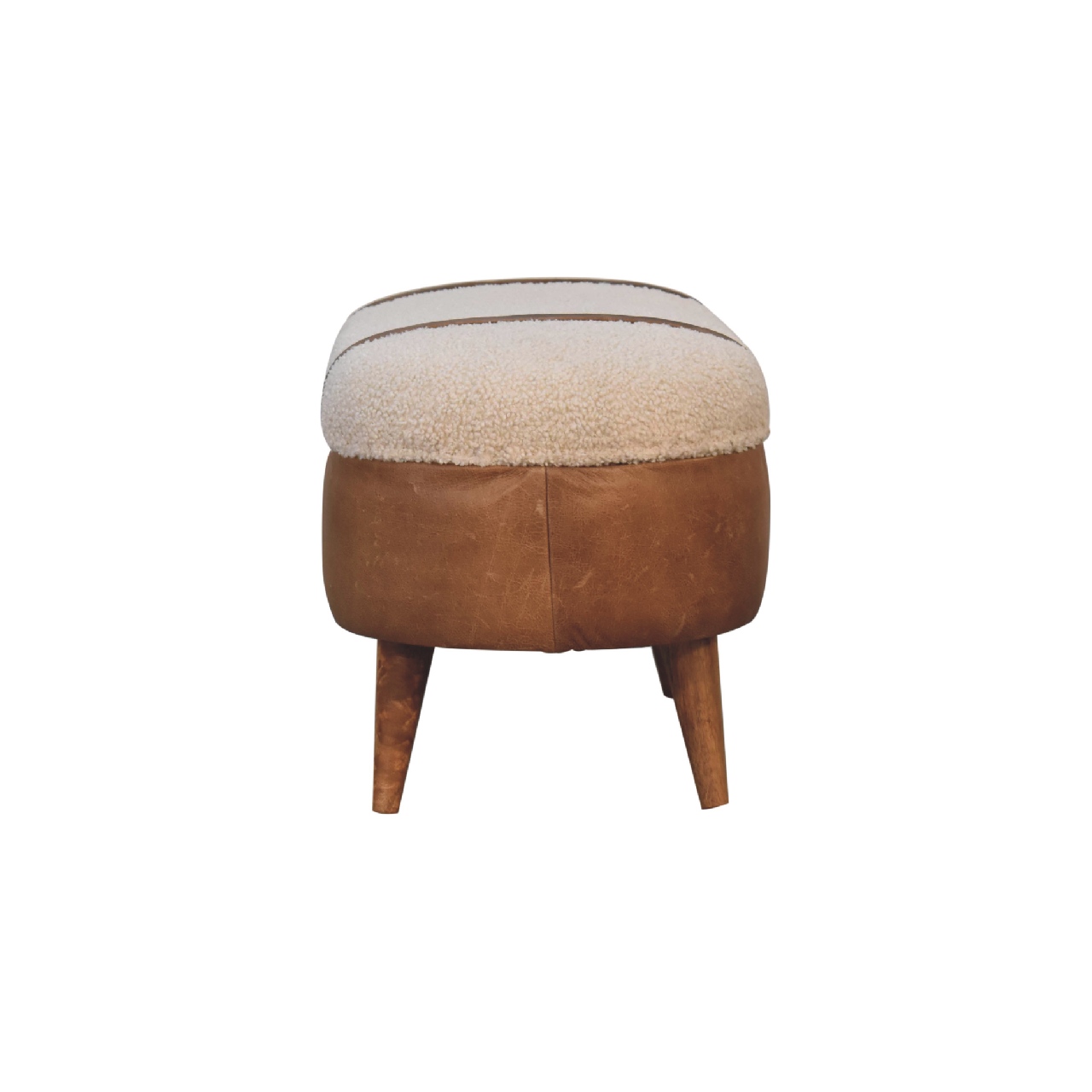Tan Buffalo Boucle Nordic Bench - Image 10