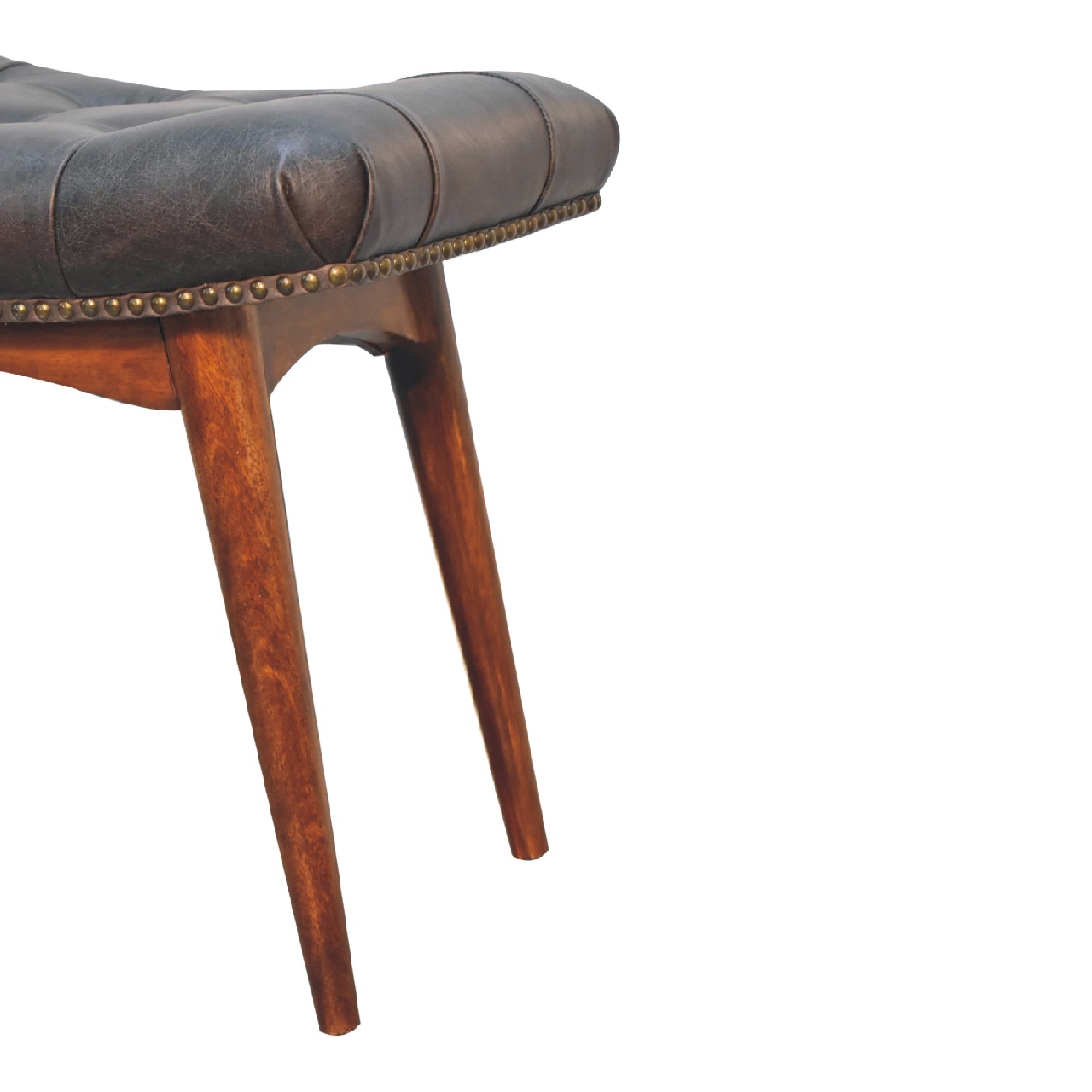 Harbour Black Footstool - Image 7