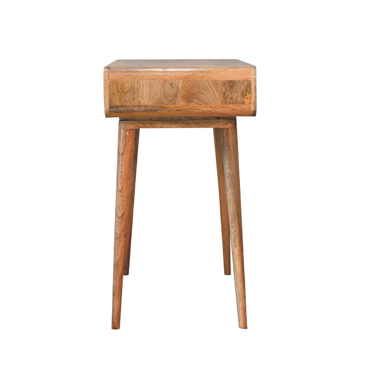 Curved Oak-ish Writing Desk - Image 6