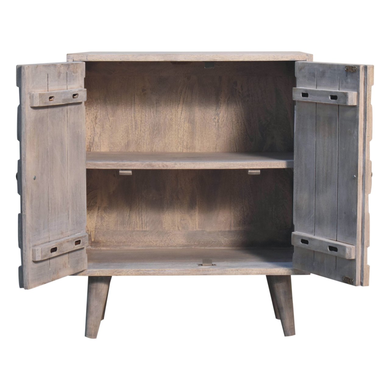 Mini Pineapple Carved Stone Finish Cabinet - Image 7