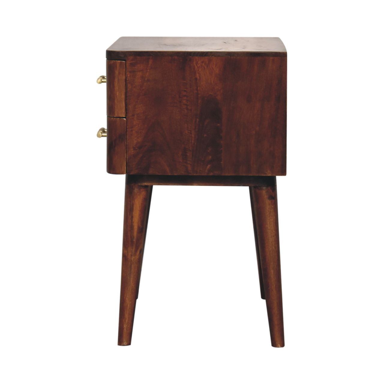 Chestnut T-Bar Nordic Bedside - Image 6