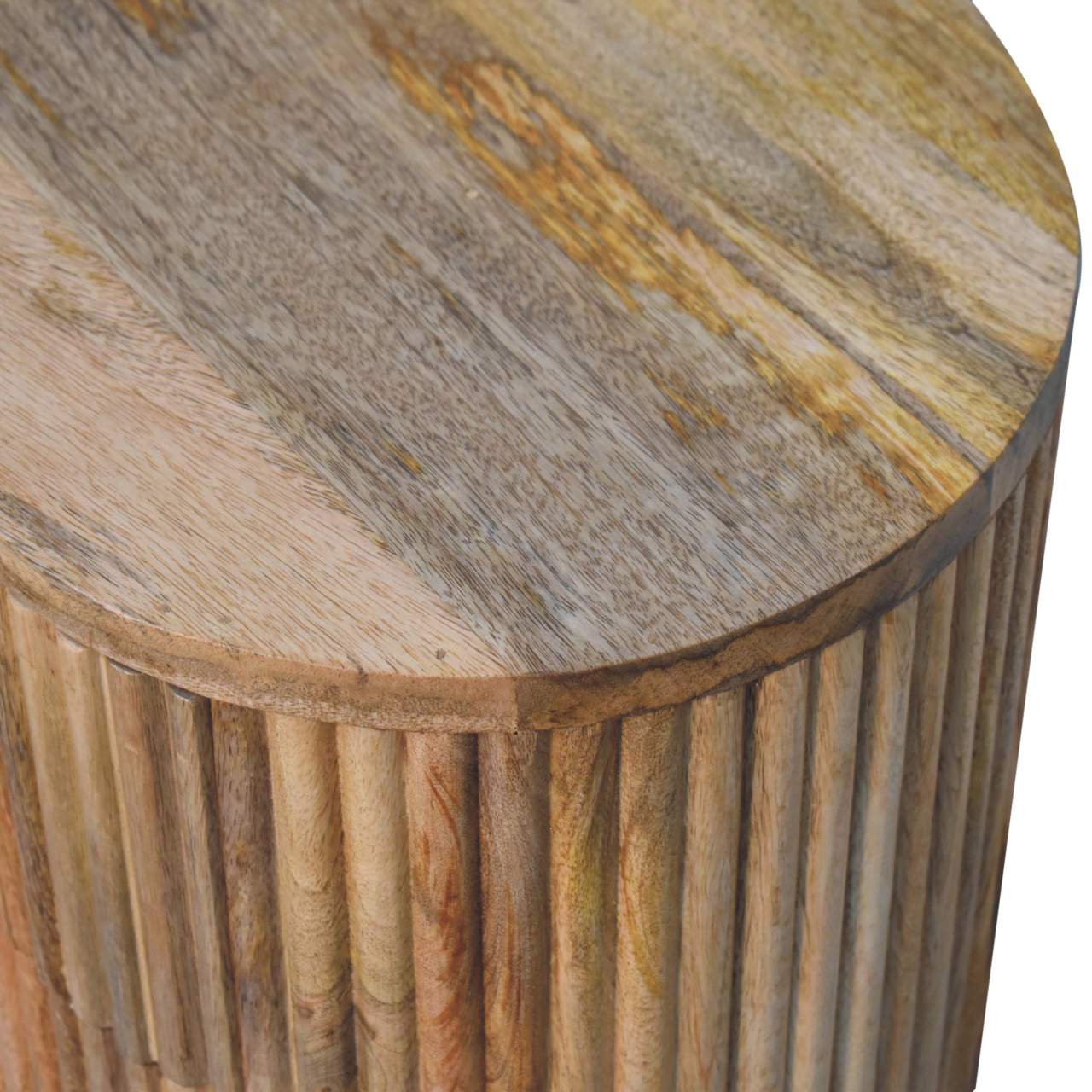 Soba Ball 3 Drawer Bedside - Image 5