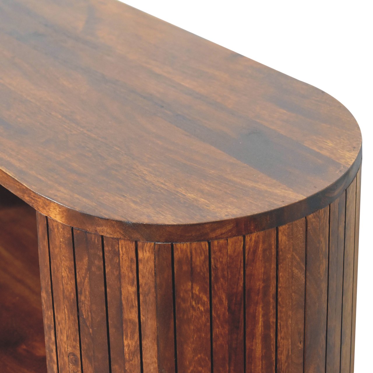 Cortez Chestnut Open Cabinet - Image 5