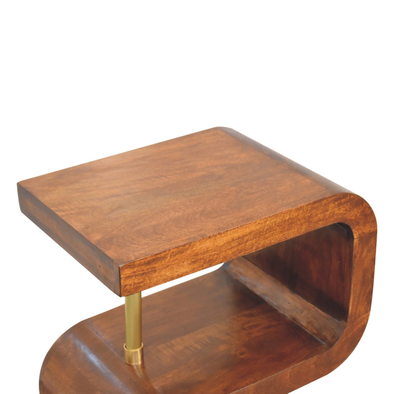 S-curve Brass Bedside - Image 5