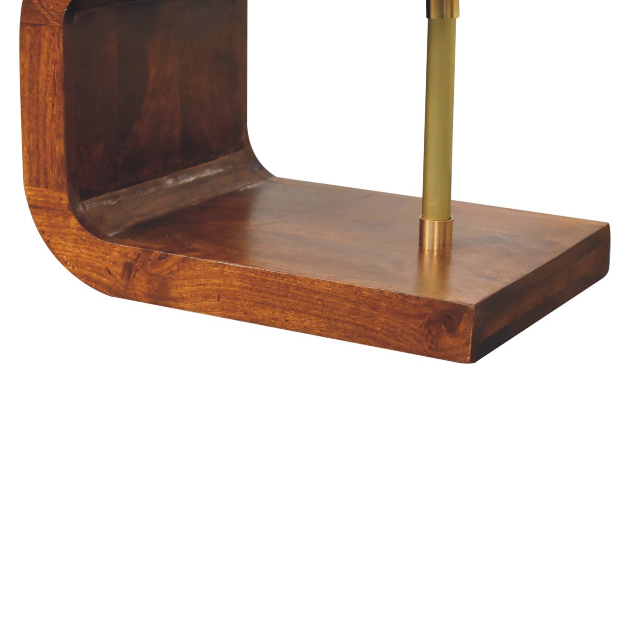 S-curve Brass Bedside - Image 6