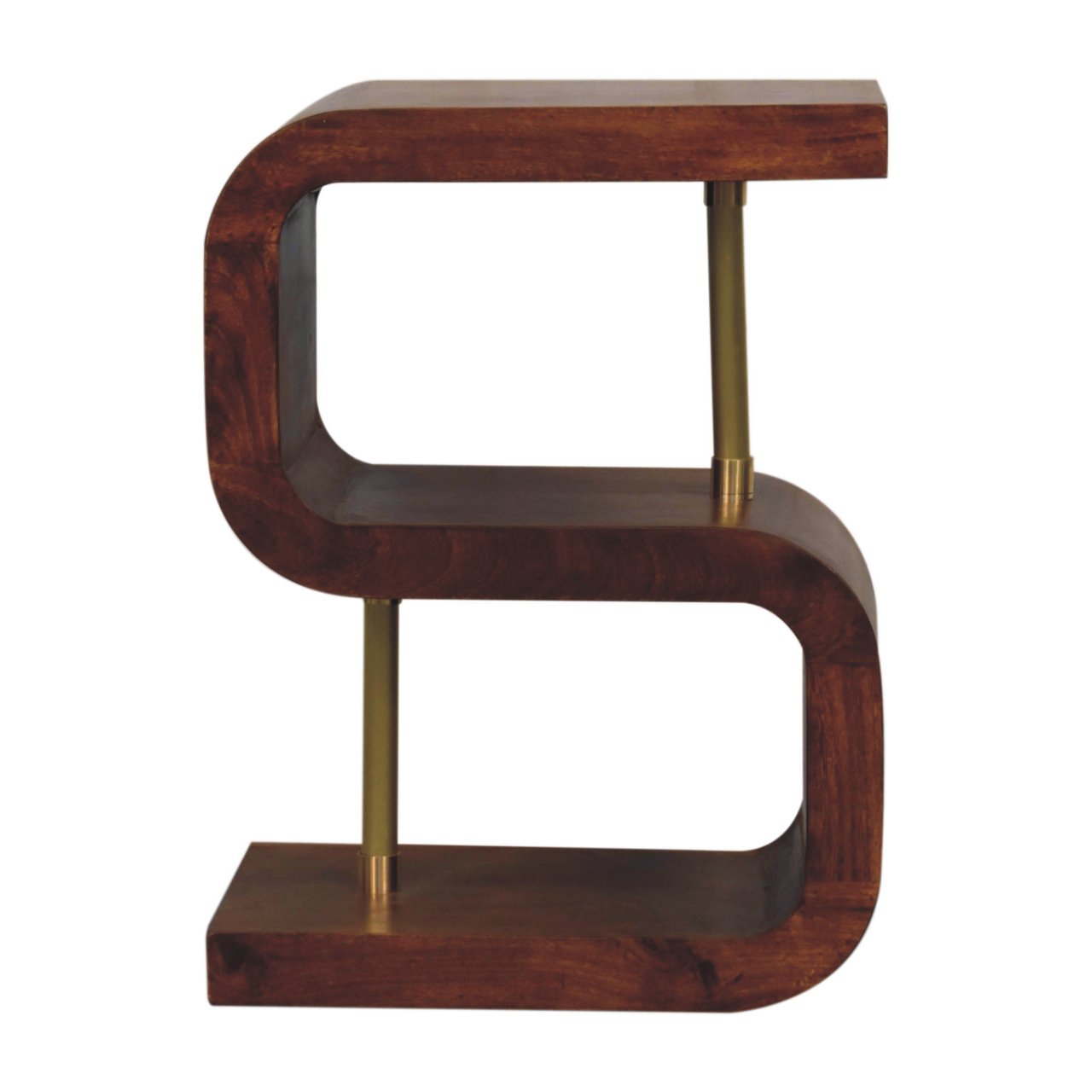 S-curve Brass Bedside - Image 8