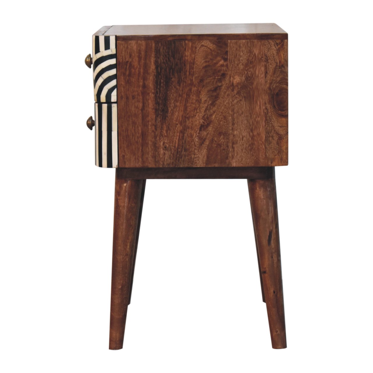 Honey Caramel Edessa Bone Inlay Bedside - Image 8