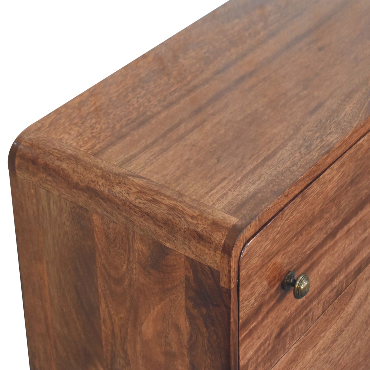 Curved Honey Caramel Chest - Image 4