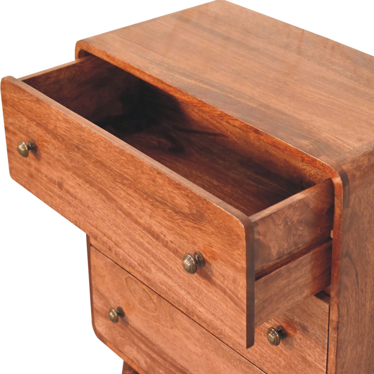 Curved Honey Caramel Chest - Image 5