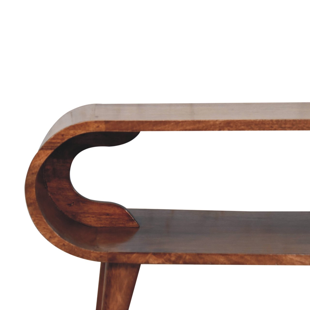 Amaya Nordic Style Honey Caramel Coffee Table - Image 4