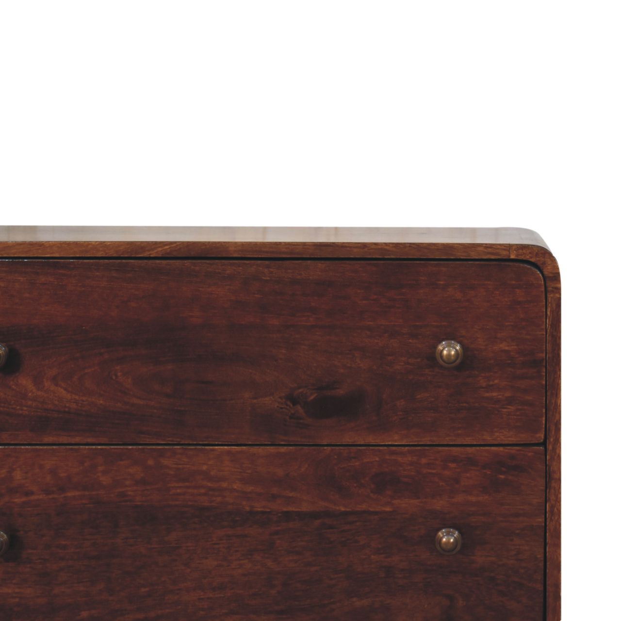 Curved California Walnut Chest - Image 3