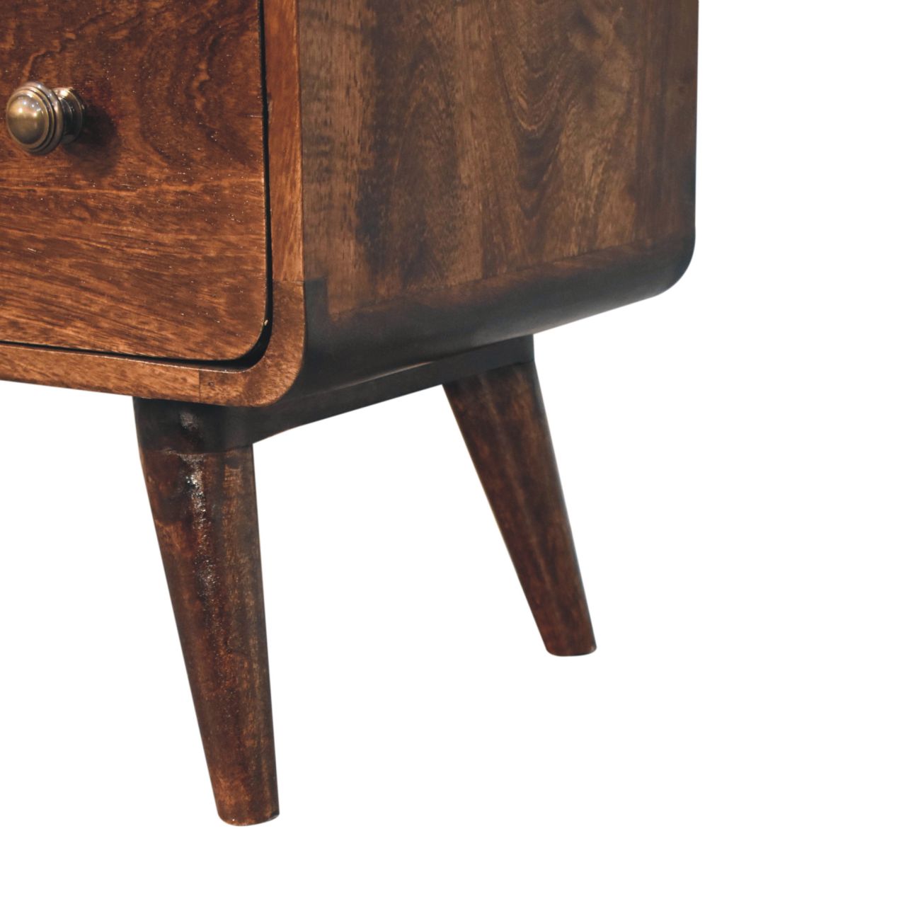 Curved California Walnut Chest - Image 6