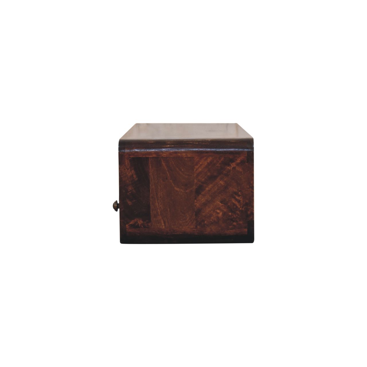 Floating California Walnut Open Console - Image 7