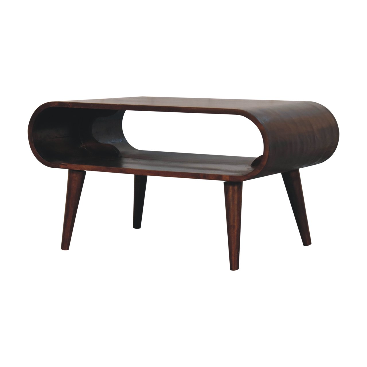 Open California Walnut Coffee Table - Image 2