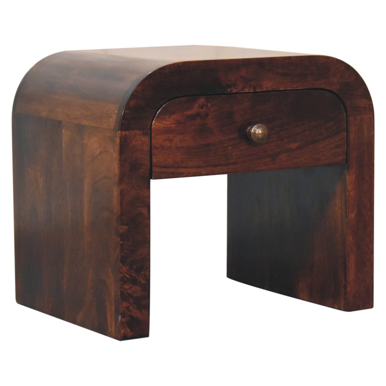 California Walnut Disc Bedside - Image 2