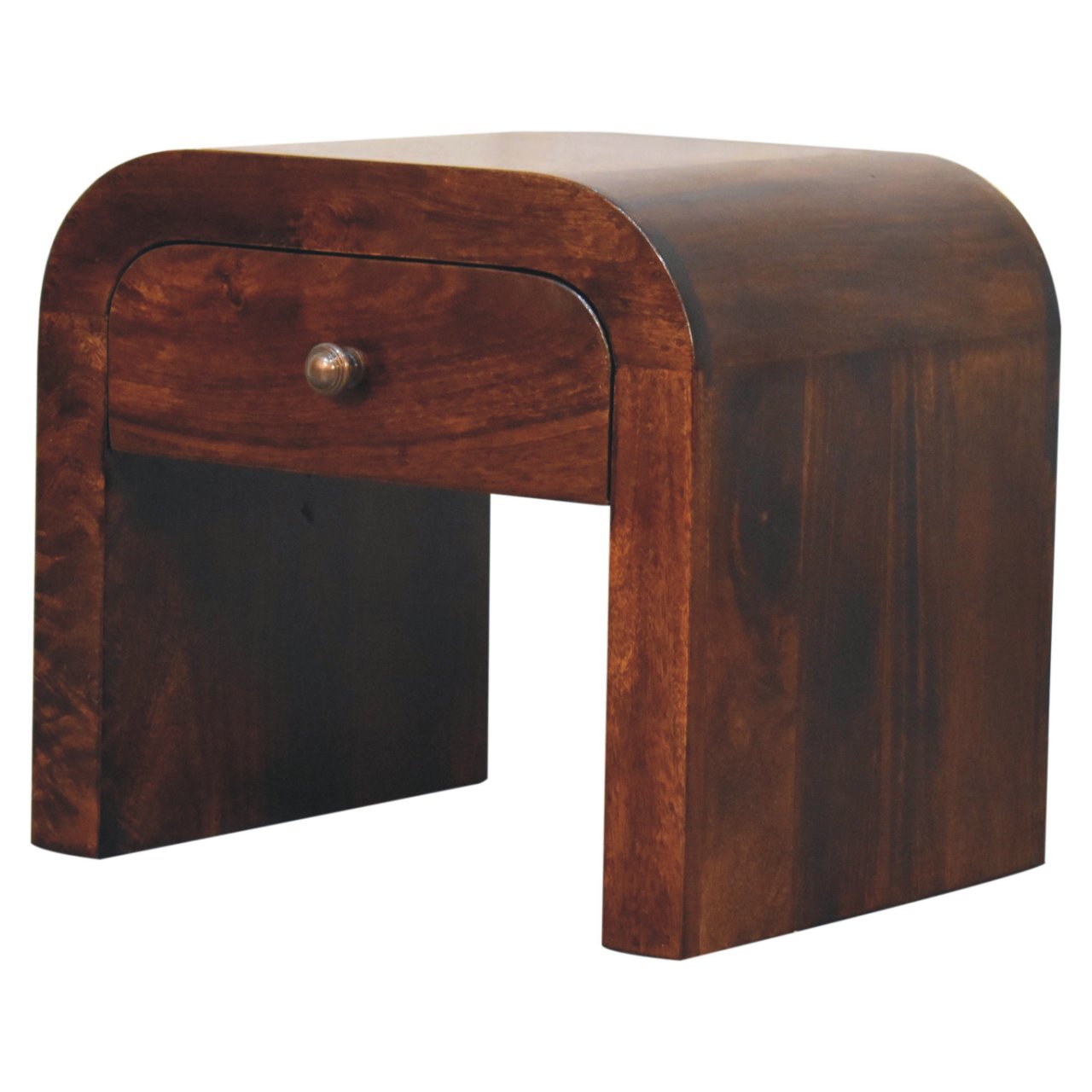 California Walnut Disc Bedside - Image 3