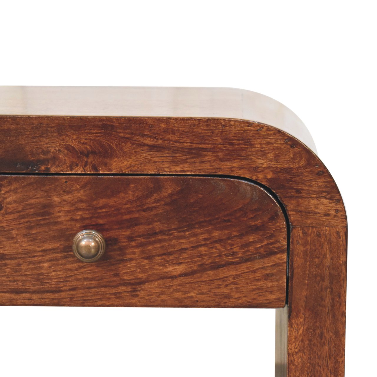 California Walnut Disc Bedside - Image 4