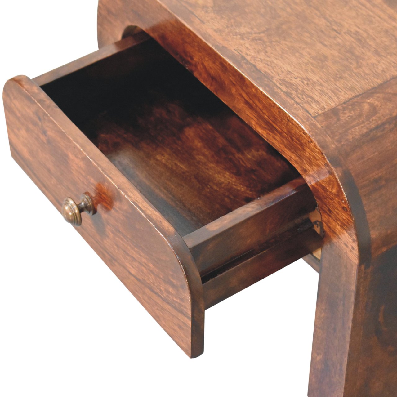 California Walnut Disc Bedside - Image 6