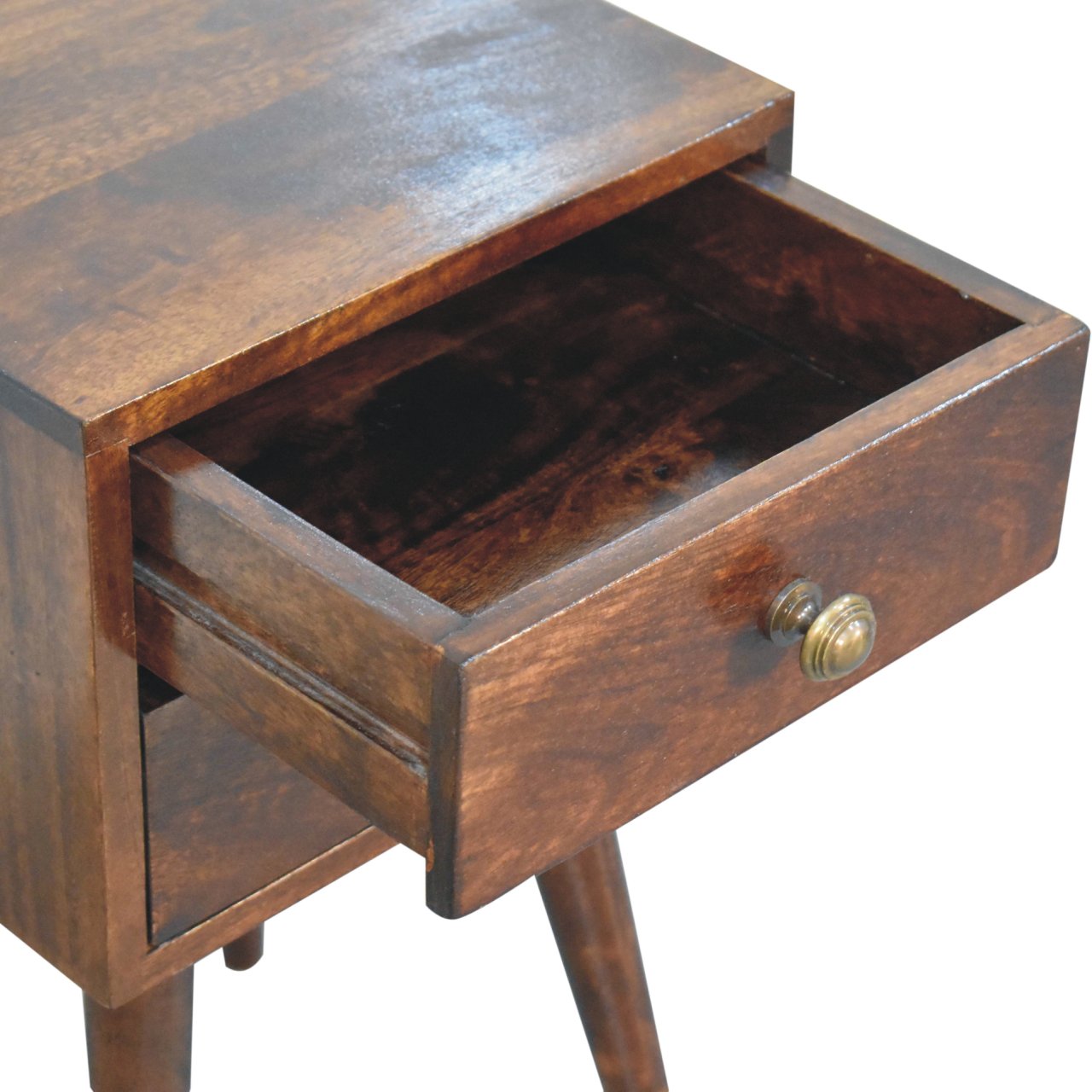 Mini 2 DrawerCalifornia Walnut Bedside - Image 6