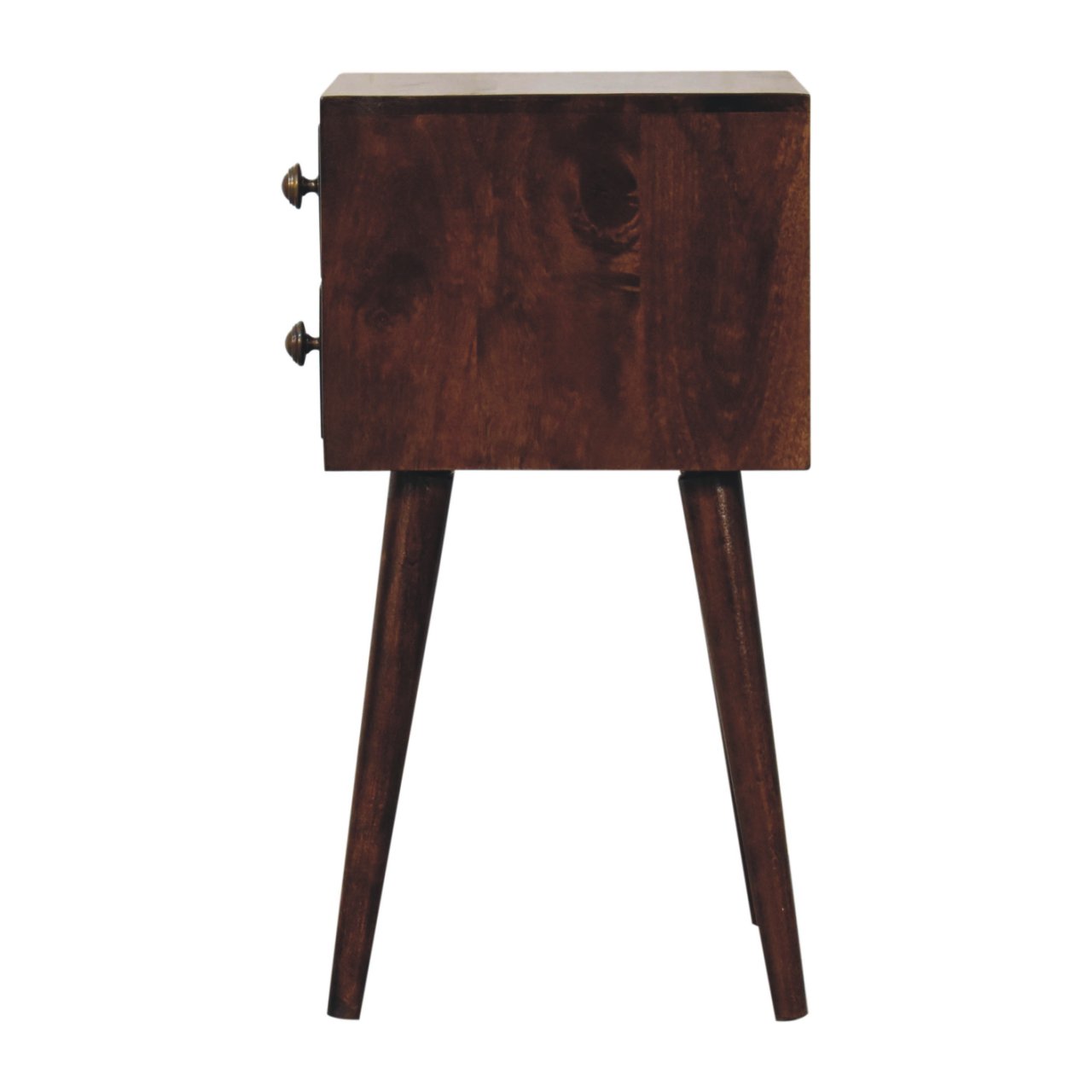 Mini 2 DrawerCalifornia Walnut Bedside - Image 8