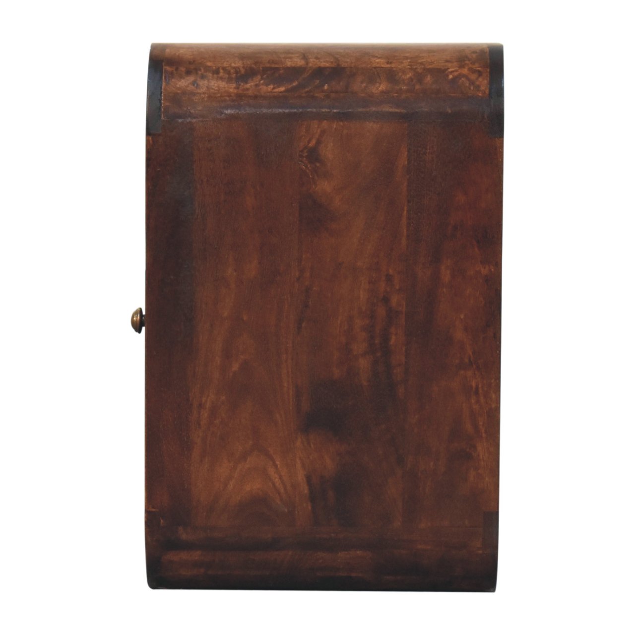 California Walnut Curved Edge Bedside - Image 8