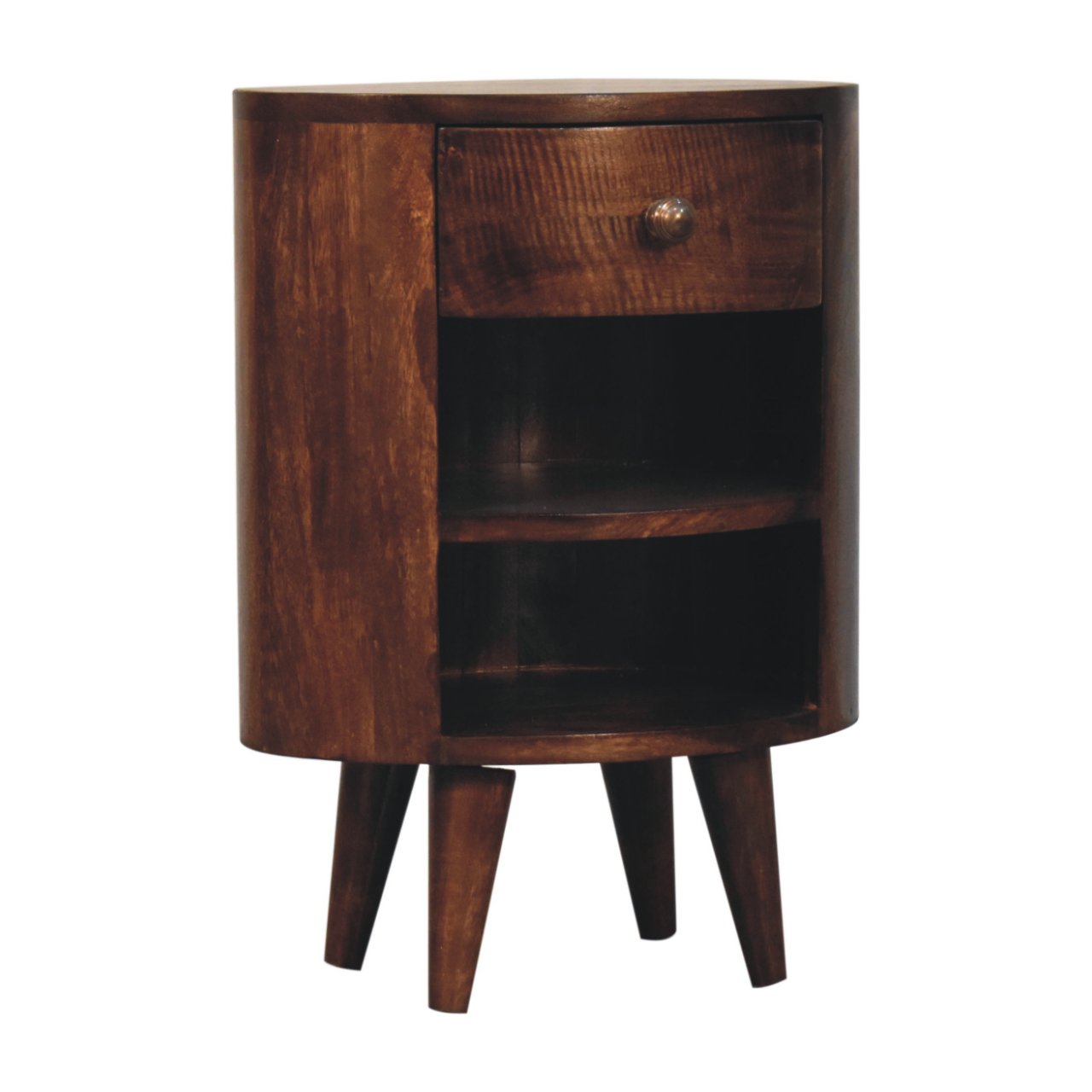Cortez California Walnut Bedside - Image 2