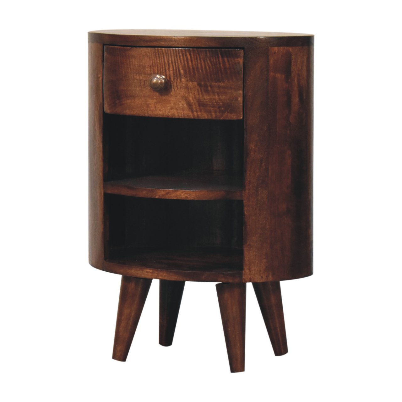 Cortez California Walnut Bedside - Image 3